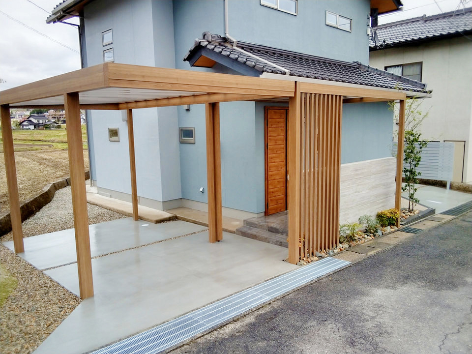 〇〇市〇〇様邸 カーポート
